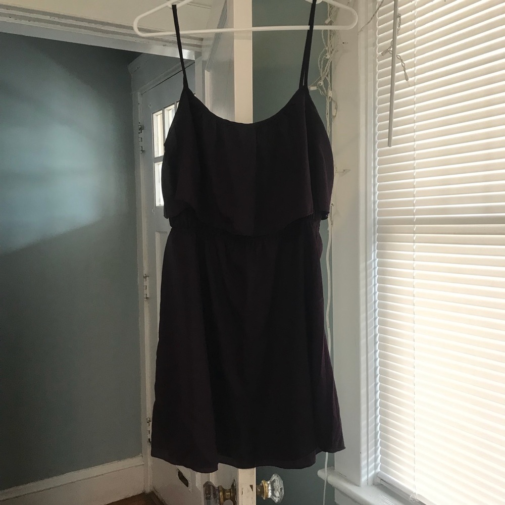 Plum purple light mini skater summer dress